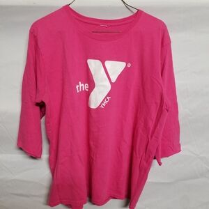 Pink YMCA Logo T-Shirt No Tag
